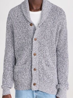 Faherty Marled Cotton Sweater